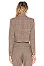 view 3 of 4 Kendra Jacket in Classic Brown Plaid