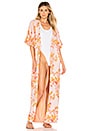 view 1 of 4 Rae Reversible Robe in Pastel Garden Floral