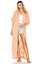 view 2 of 4 Rae Reversible Robe in Pastel Garden Floral
