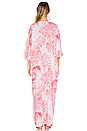view 3 of 4 Marina Robe in Pink Palm Print