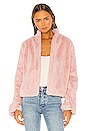 view 1 of 4 Inori Faux Fur Jacket in Blush Pink