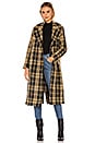 view 1 of 5 Valentina Coat in Black & Tan