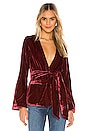 view 1 of 5 Daya Robe Jacket in Wine