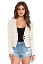 view 1 of 5 Knox Fringe Jacket in Cream