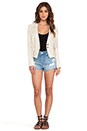 view 4 of 5 Knox Fringe Jacket in Cream