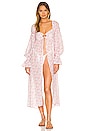 view 1 of 3 Melora Robe in Pink Toile