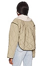 view 4 of 5 Agnes Quilted Jacket in Sage Green