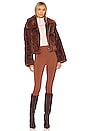 view 5 of 5 Charlie Teddy Faux Fur Jacket in Cappuccino