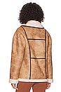 view 4 of 5 Dylan Coat in Chestnut Brown