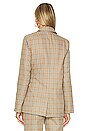 view 3 of 5 Rachel Blazer in Floral Plaid