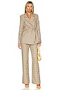 view 4 of 5 Rachel Blazer in Floral Plaid