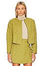 view 1 of 5 Olivia Quilted Jacket in Moss Green