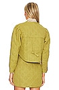 view 4 of 5 Olivia Quilted Jacket in Moss Green