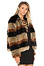 view 2 of 4 BLOUSON IMITATION FOURRURE HARKIN in Multi