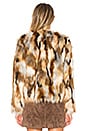 view 3 of 4 x REVOLVE Averly Faux Fur Coat in Beige & Brown