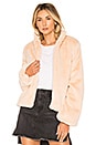 view 1 of 4 Inori Faux Fur Jacket in Sand Stone