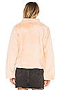 view 3 of 4 Inori Faux Fur Jacket in Sand Stone