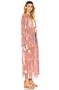 view 2 of 3 Prima Kimono in Mauve Floral