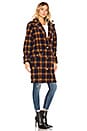 view 2 of 3 Olivia Coat in Brown Plaid