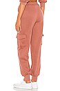 view 3 of 4 Cargo Sweatpant in Vintage Rose