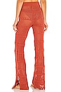 view 3 of 4 Hayden Crochet Pant in Blood Orange