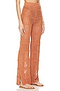 view 2 of 5 Hayden Crochet Pant in Natural Brown