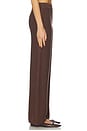 view 3 of 6 PANTALON MARCELLA in Chocolate Brown