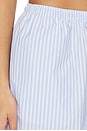 view 6 of 6 Pheby Pant in Blue & White Stripe