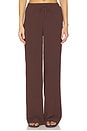 view 1 of 6 PANTALON PHEBY in Dark Brown