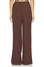 view 4 of 6 PANTALON PHEBY in Dark Brown