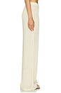 view 3 of 6 Rennata Open Stitch Pant in Ivory