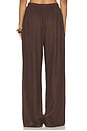 view 4 of 6 Kai Linen Pant in Chocolate Brown