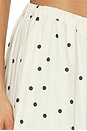view 6 of 6 Addy Pant in Ivory & Black Polka Dot