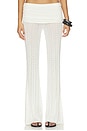 view 1 of 6 Erin Pointelle Knit Pant in Ivory