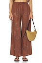view 1 of 6 Claudia Pant in Brown
