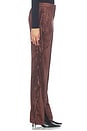 view 2 of 6 Miranda Pant in Chocolate Brown