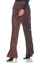 view 4 of 6 Miranda Pant in Chocolate Brown