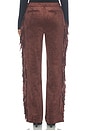 view 5 of 6 Miranda Pant in Chocolate Brown