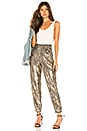 view 4 of 5 Cara Sequin Pant in Natural Sequin