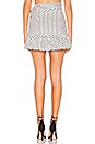 view 3 of 4 Maida Skirt in White & Black Dot