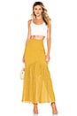 view 4 of 5 Cameron Skirt in Pear Yellow