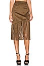 view 1 of 3 Donna Fringe Skirt in Camel