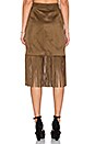 view 3 of 3 Donna Fringe Skirt in Camel