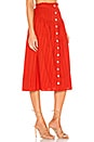 view 2 of 4 Kit Midi Skirt in Cherry Red