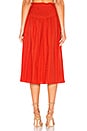 view 3 of 4 Kit Midi Skirt in Cherry Red