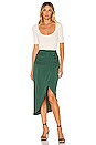 view 5 of 5 Avalynn Skirt in Emerald Green