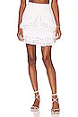 view 1 of 4 Brianna Embroidered Skirt in White