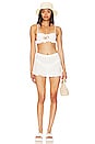 view 4 of 4 Gardenia Mini Skirt in Ivory