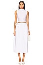 view 4 of 4 Jess Maxi Skirt in Bright White