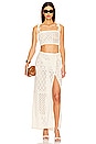 view 5 of 5 Thea Maxi Skirt in Ivory